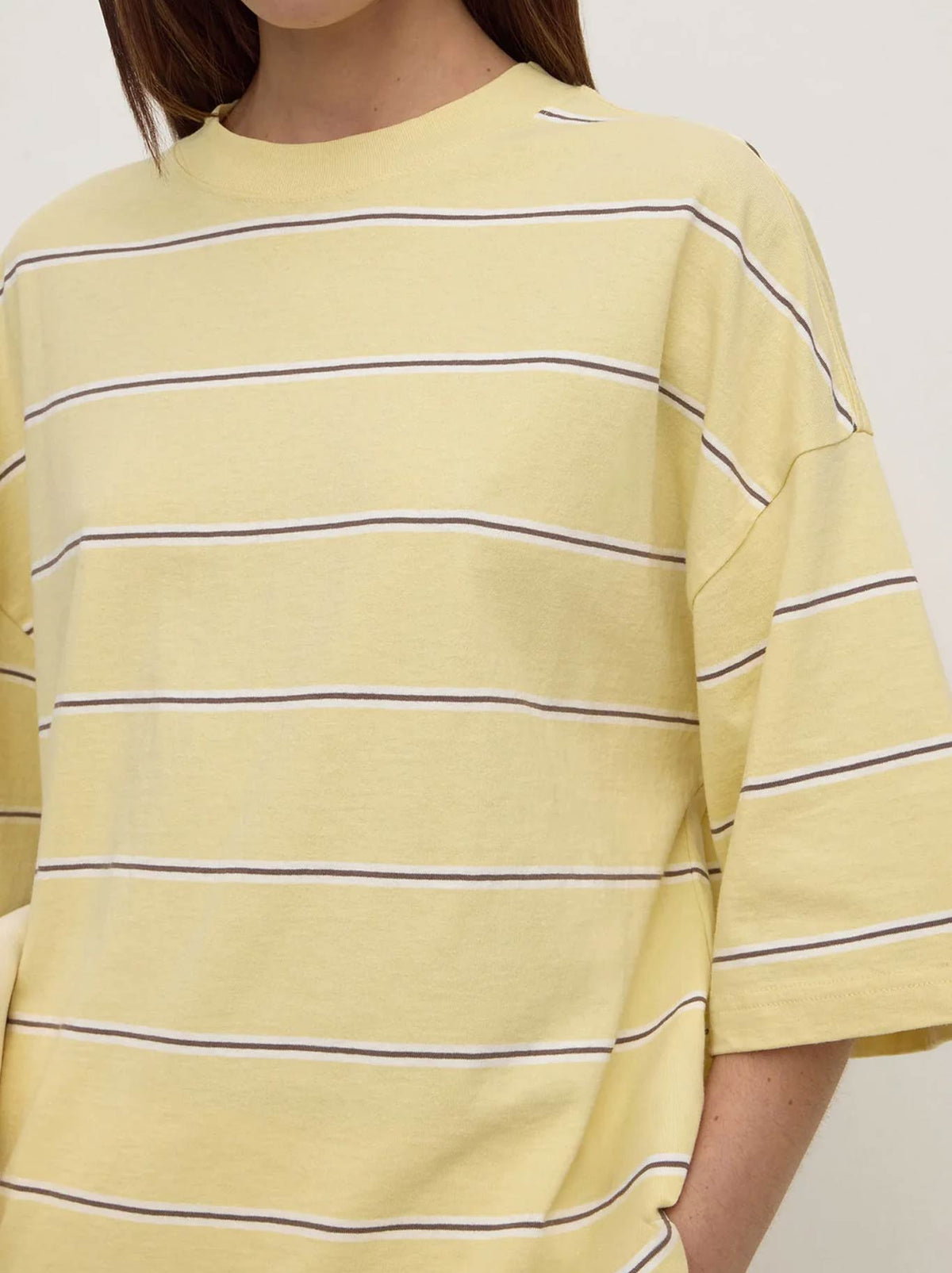 ASSEMBLY LABEL NORA STRIPE OVERSIZE TEE