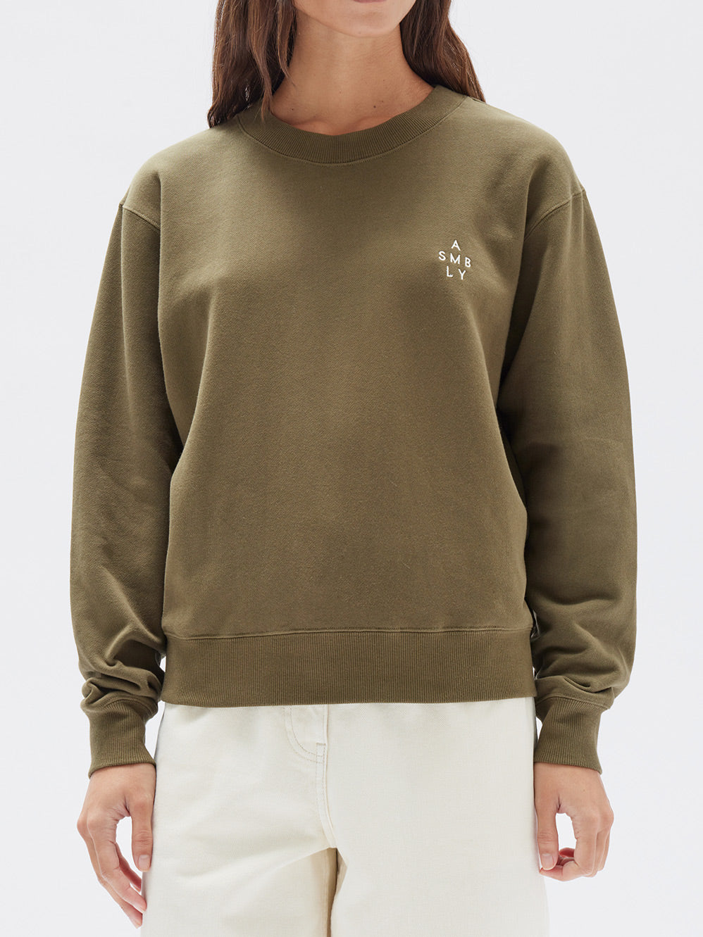 ASSEMBLY LABEL STACKED LOGO FLEECE