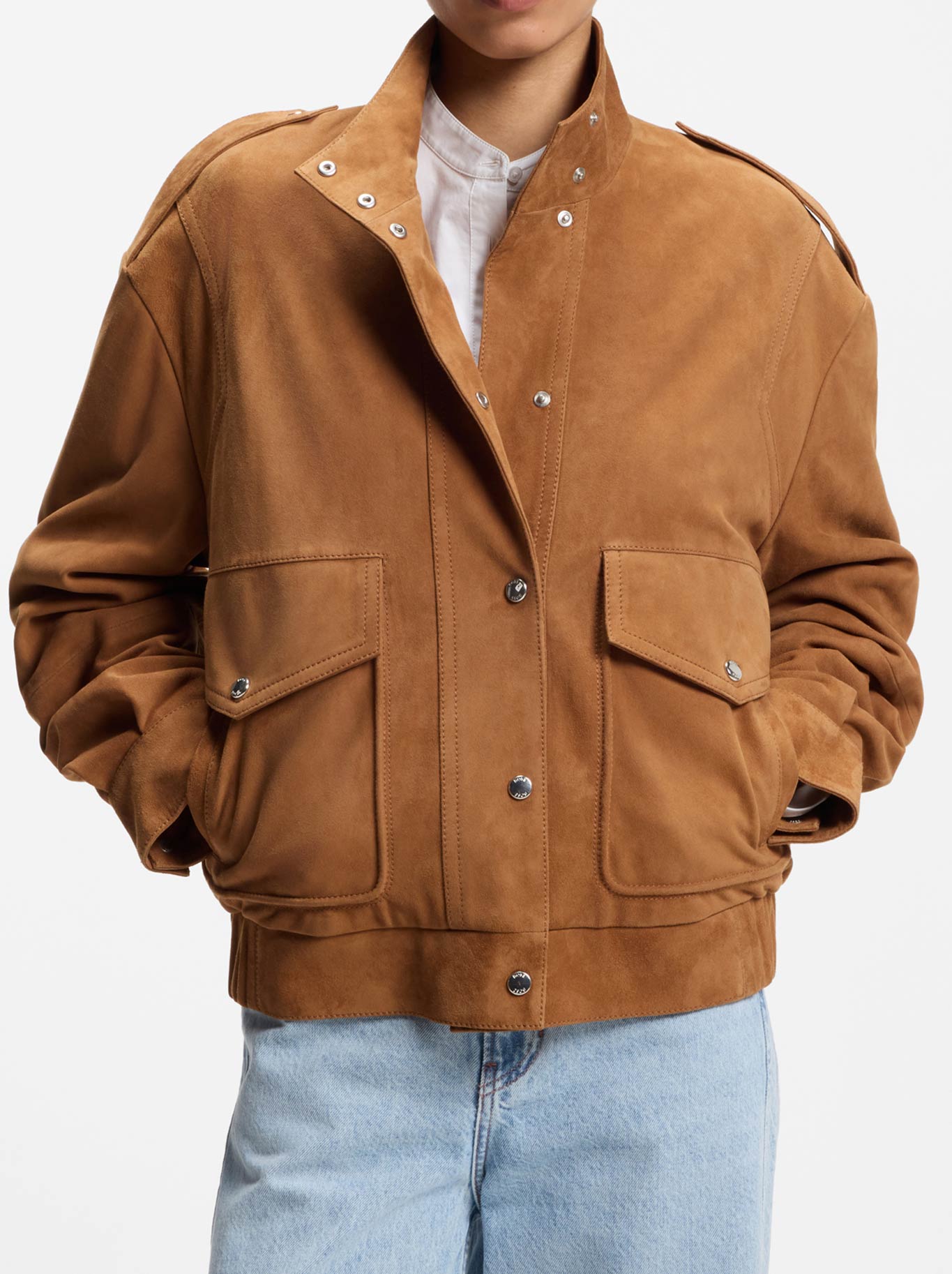 BOSS SABEA LEATHER JACKET
