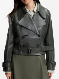 BOSS SATELA LEATHER JACKET