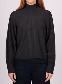 BRIDGE & LORD CABLE RAGLAN PULLOVER