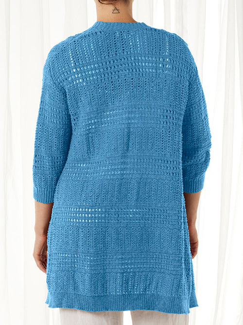 BRIDGE & LORD LONGLINE CROCHET CARDI