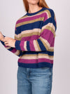 BRIDGE & LORD ALPACA MULTI STRIPE JUMPER