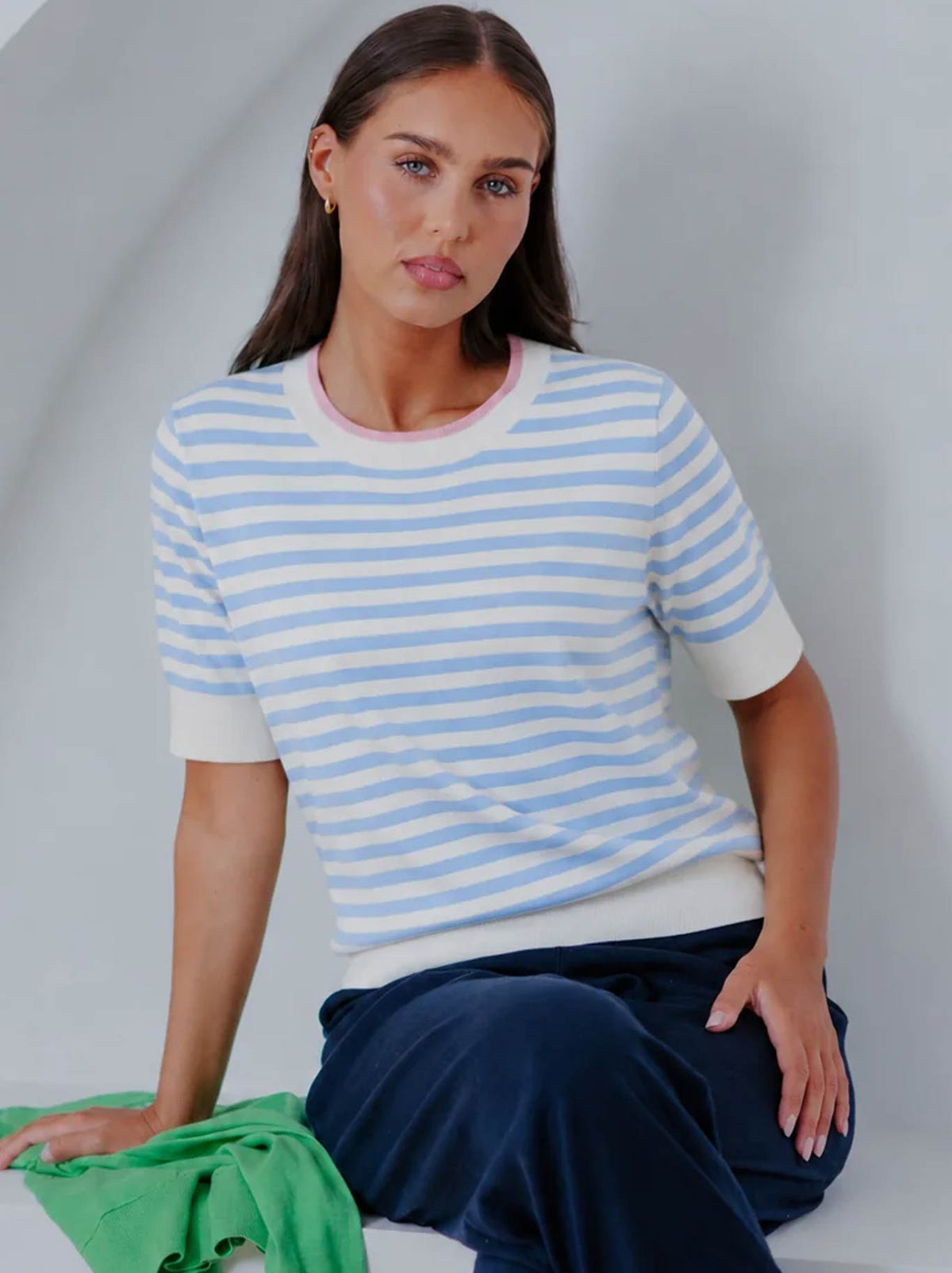 BRIDGE & LORD STRIPED TEE