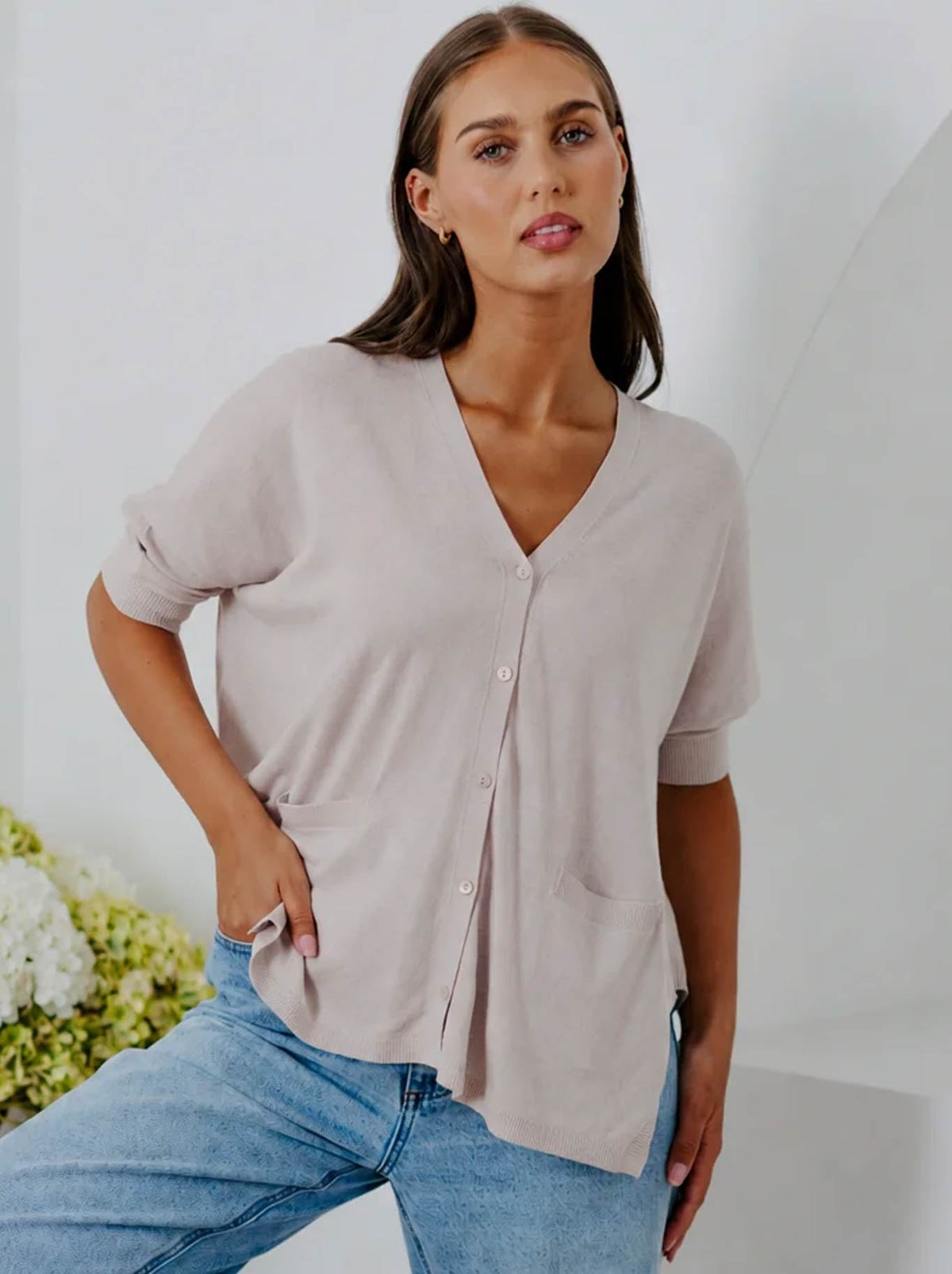 BRIDGE & LORD OVERSIZE V CARDI