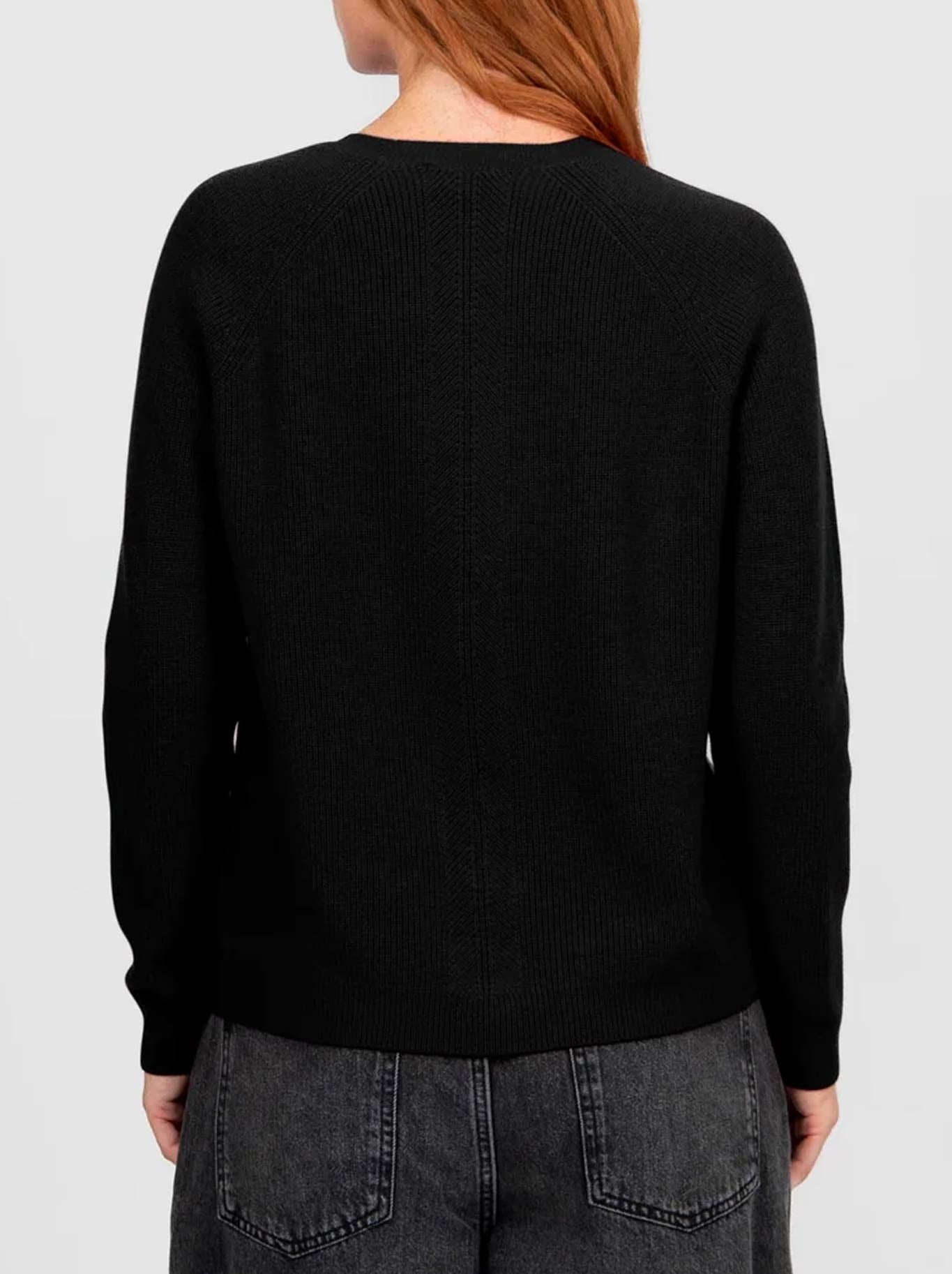 BRIDGE & LORD RIBBED RAGLAN PULLOVER