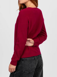 BRIDGE & LORD RIBBED RAGLAN PULLOVER