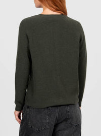 BRIDGE & LORD RIBBED RAGLAN PULLOVER