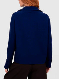 BRIDGE & LORD 1/2 ZIP RAGLAN WITH CUFFS