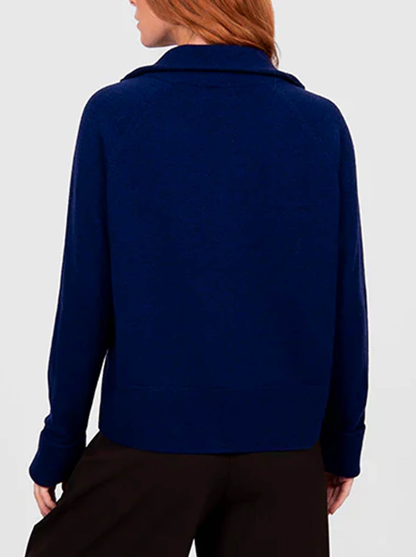 BRIDGE & LORD 1/2 ZIP RAGLAN WITH CUFFS