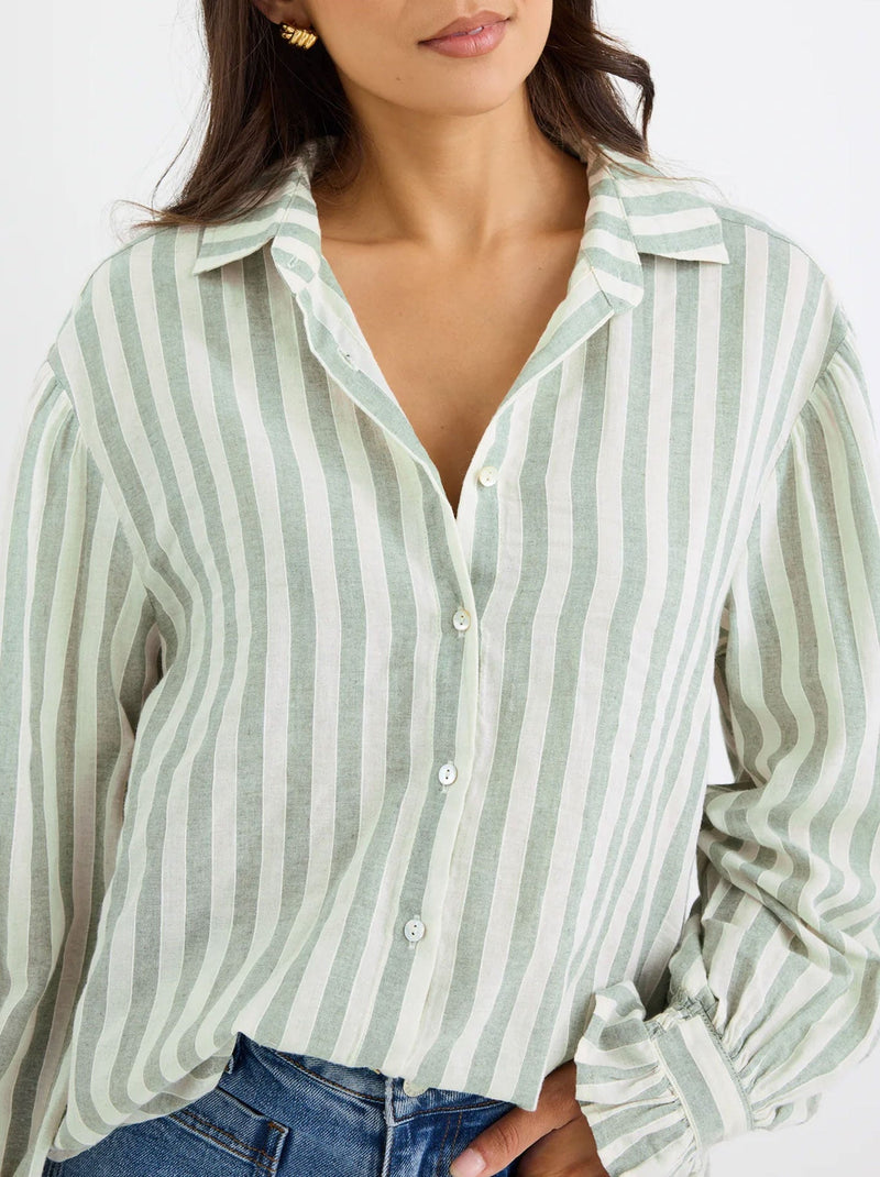 BY ROSA CONNECTION STRIPE SHIRT