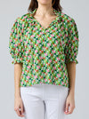 CAKE TIE NECK BLOUSE