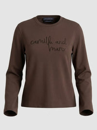 CAMILLA AND MARC MAREN EMBROIDERED LONG SLEEVE TEE