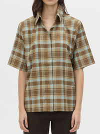 CAMILLA AND MARC ARIAN SHORT SLEEVE CHECK SHIRT