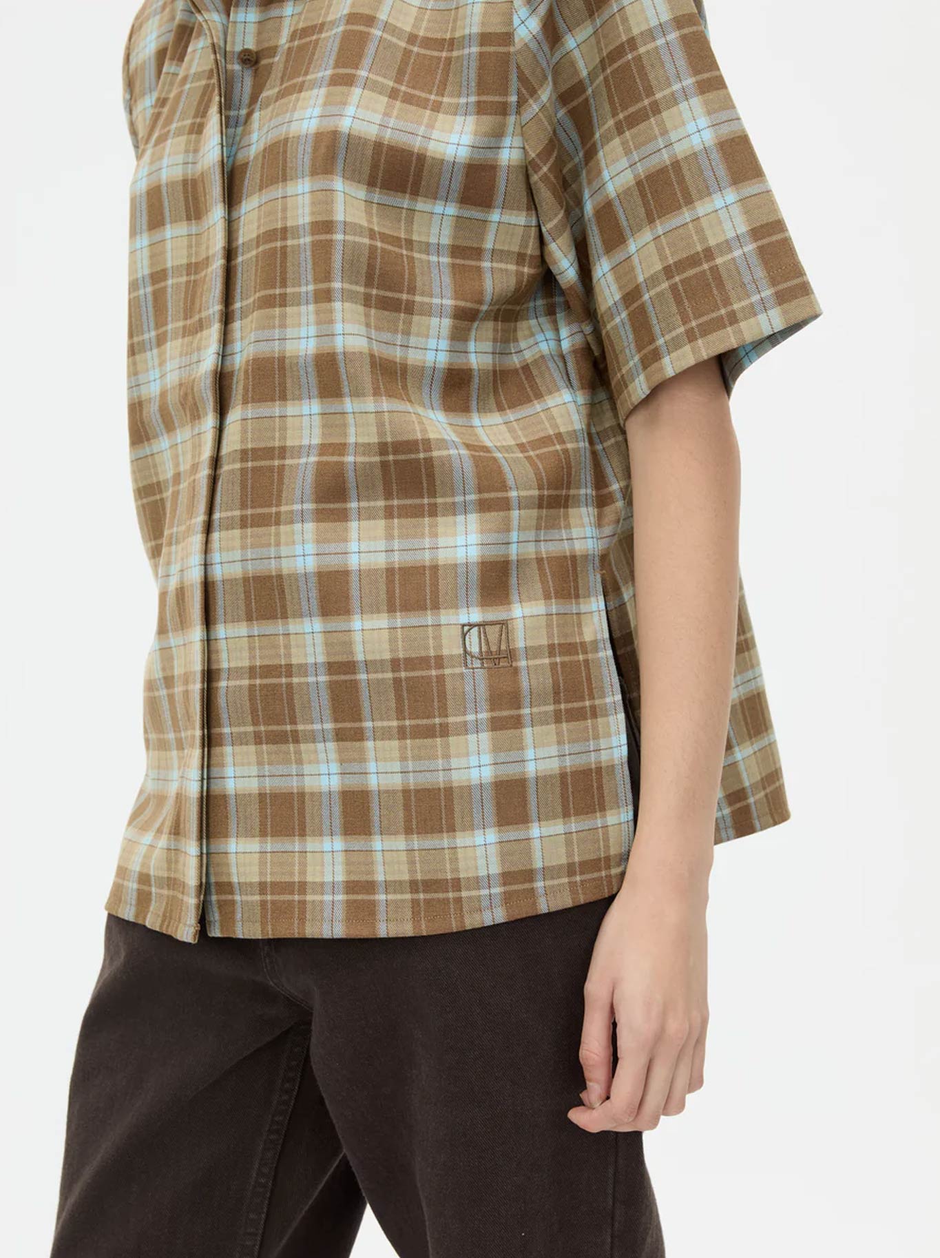 CAMILLA AND MARC ARIAN SHORT SLEEVE CHECK SHIRT