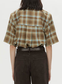 CAMILLA AND MARC ARIAN SHORT SLEEVE CHECK SHIRT