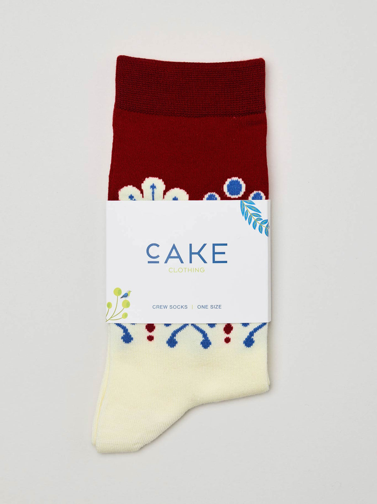 CAKE PRINTED CREW SOCKS