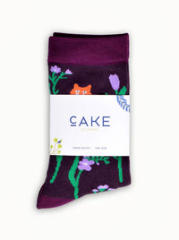 CAKE PRINTED CREW SOCKS