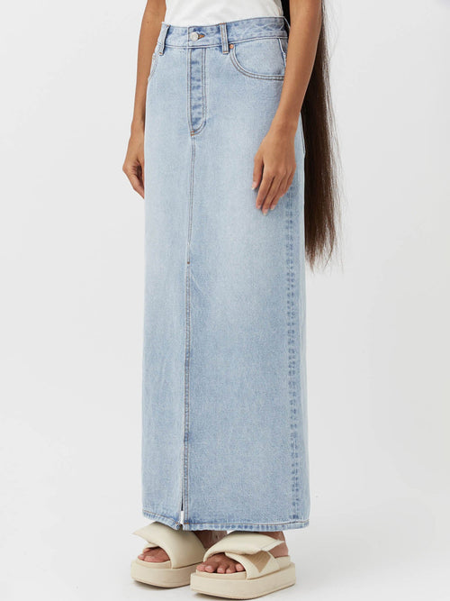 CAMILLA AND MARC PHOEBE MAXI DENIM SKIRT