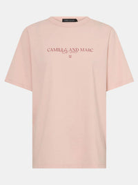 CAMILLA AND MARC GHILBERTI LOGO TEE