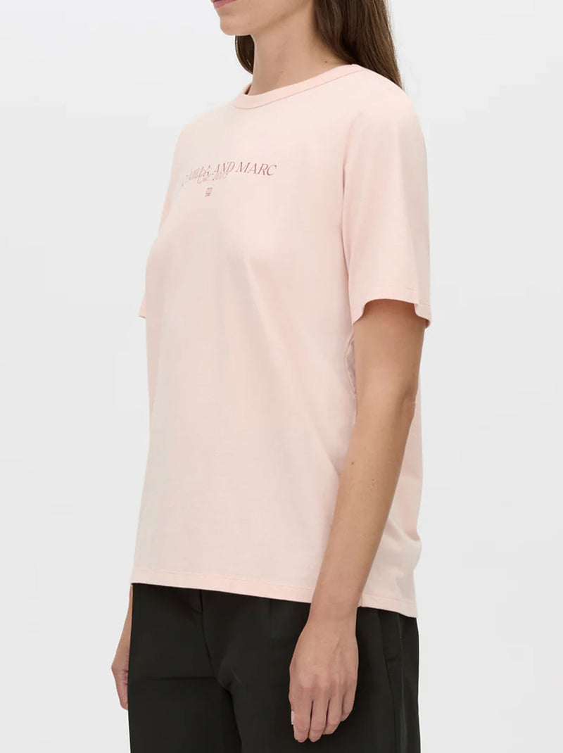 CAMILLA AND MARC GHILBERTI LOGO TEE