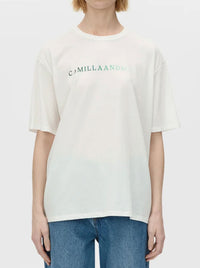 CAMILLA AND MARC NAVARRO LOGO TEE
