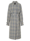 CAMILLA AND MARC DELTA PLAID TRENCH