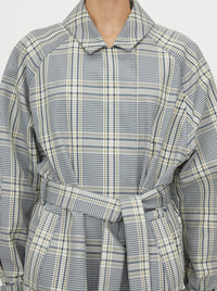 CAMILLA AND MARC DELTA PLAID TRENCH