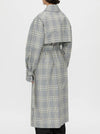 CAMILLA AND MARC DELTA PLAID TRENCH