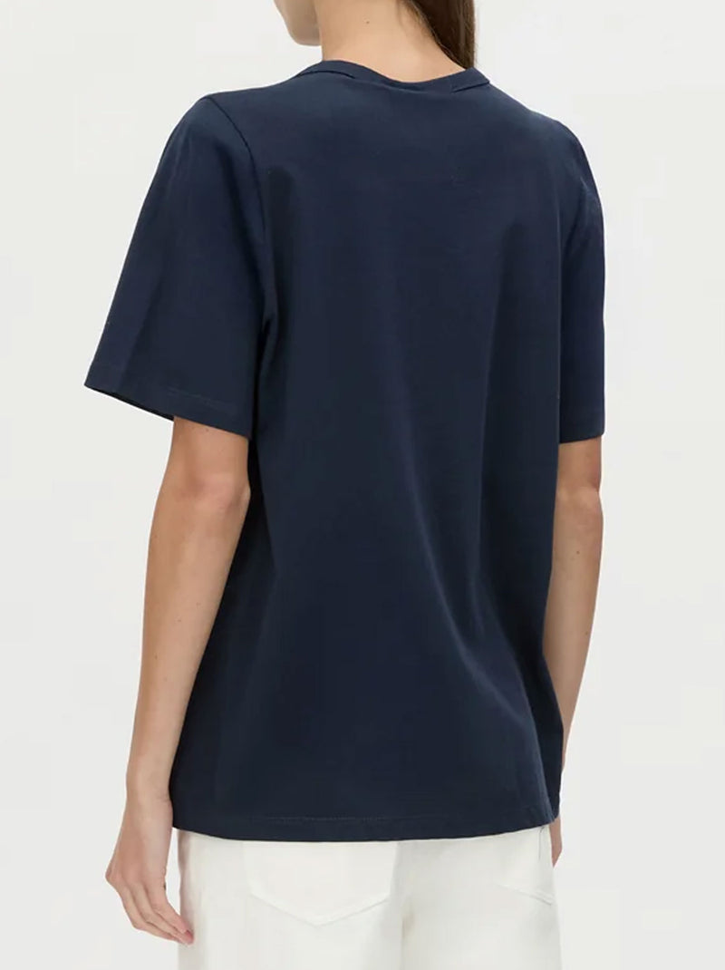 CAMILLA AND MARC SUVERO LOGO TEE