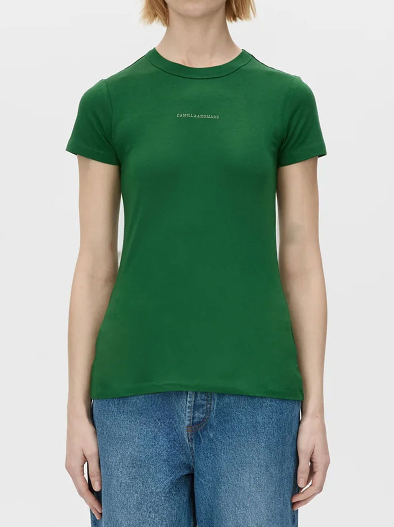 CAMILLA AND MARC SUVERO SLIM FIT LOGO TEE