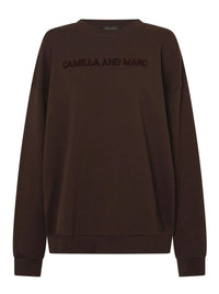 CAMILLA AND MARC TIA FLOCKING LOGO CREW