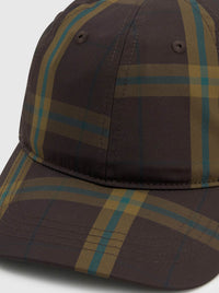 CAMILLA AND MARC WINTON CHECK LOGO CAP
