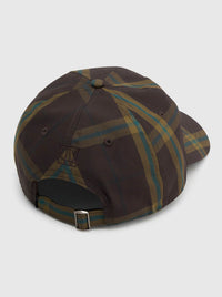 CAMILLA AND MARC WINTON CHECK LOGO CAP