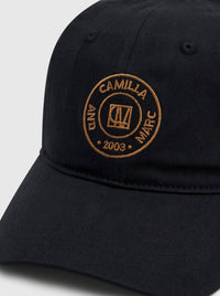 CAMILLA AND MARC WESTELY EMB LOGO CAP