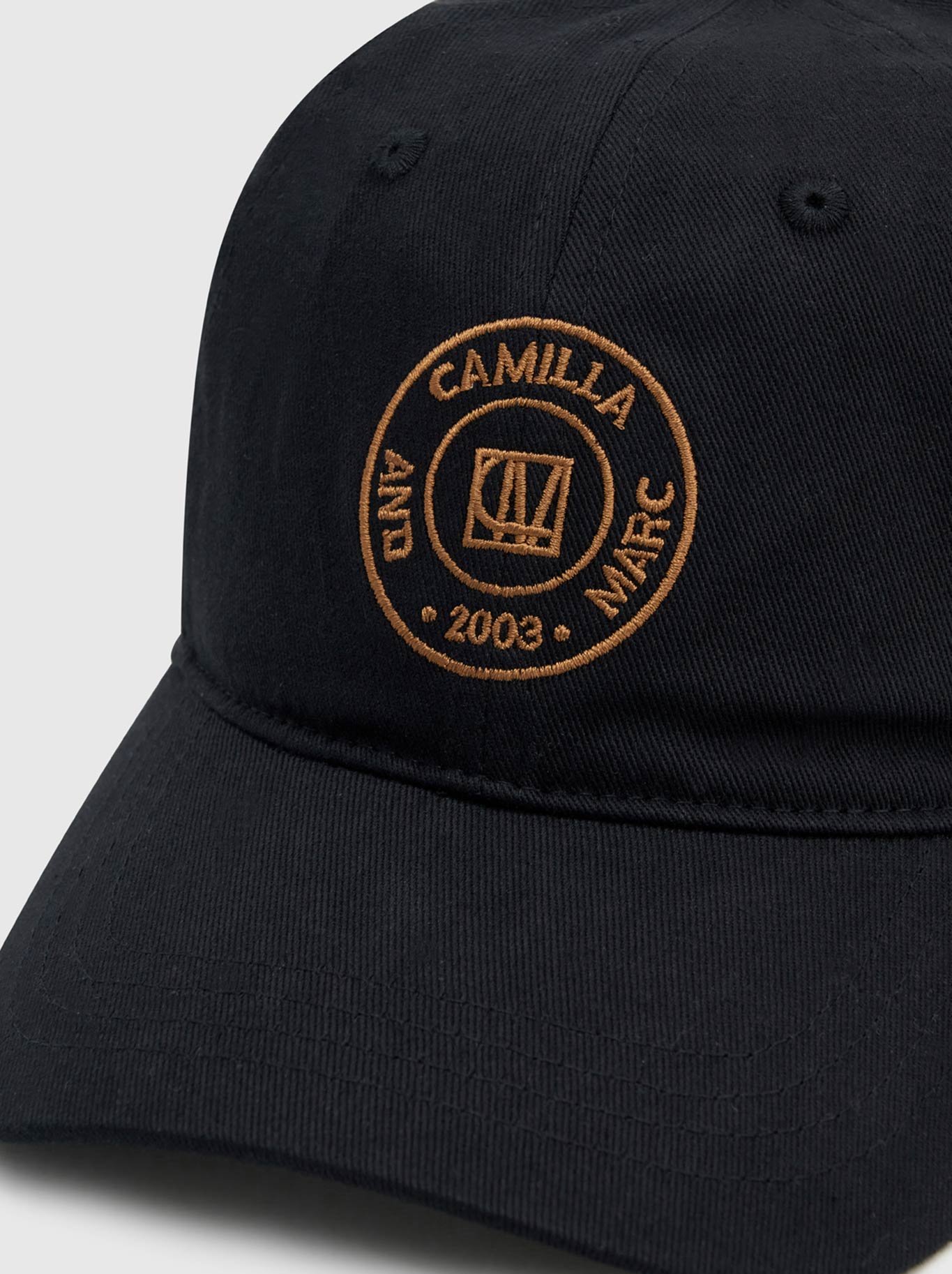 CAMILLA AND MARC WESTELY EMB LOGO CAP