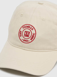 CAMILLA AND MARC WESTELY EMB LOGO CAP