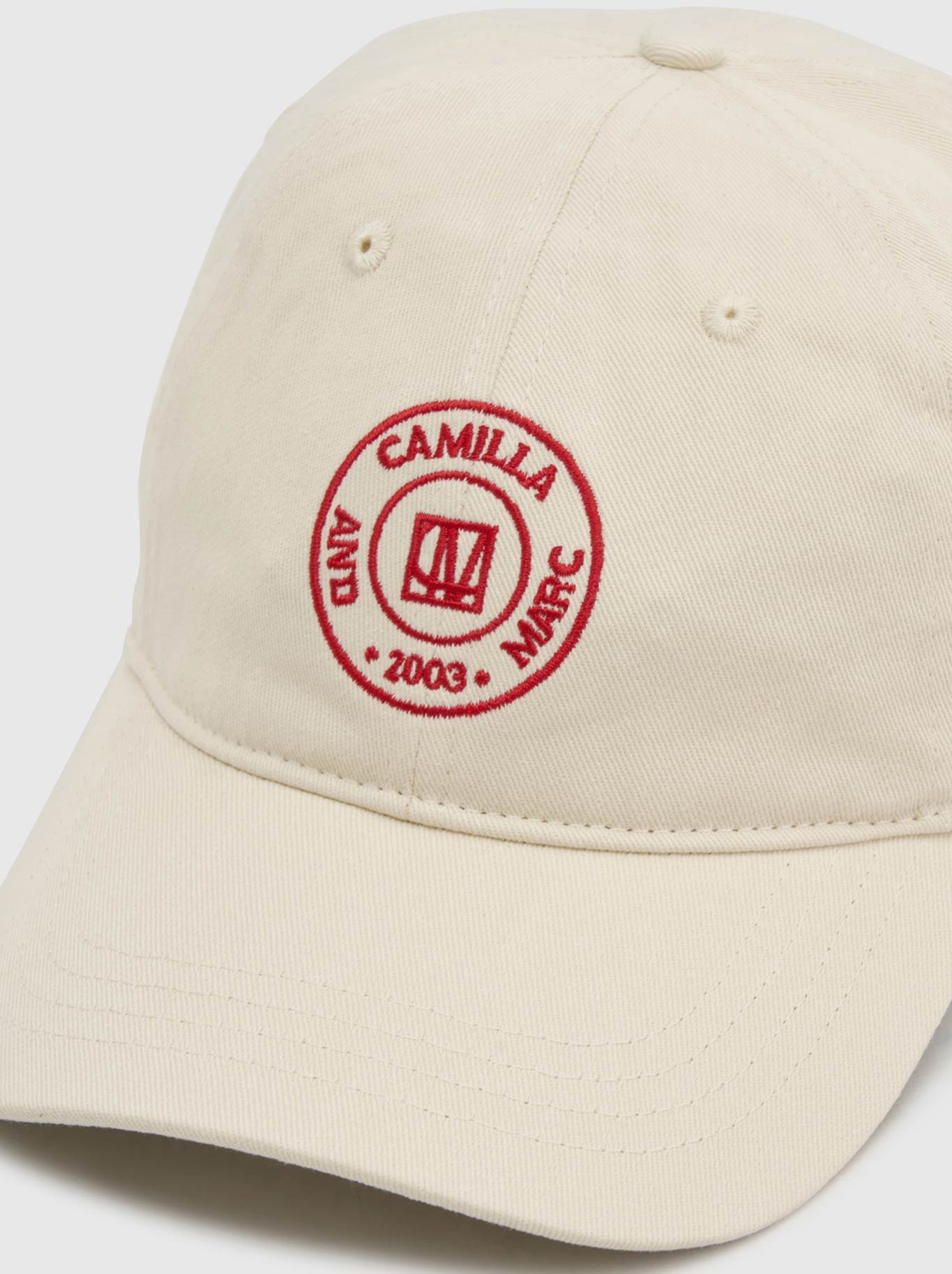 CAMILLA AND MARC WESTELY EMB LOGO CAP