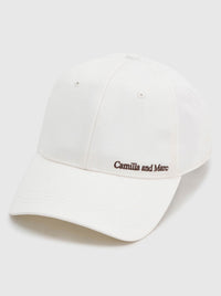 CAMILLA AND MARC THOME EMBROIDERED CAP