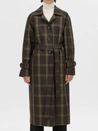 CAMILLA AND MARC WINTON CHECK TRENCH COAT