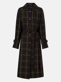 CAMILLA AND MARC WINTON CHECK TRENCH COAT