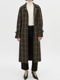 CAMILLA AND MARC WINTON CHECK TRENCH COAT