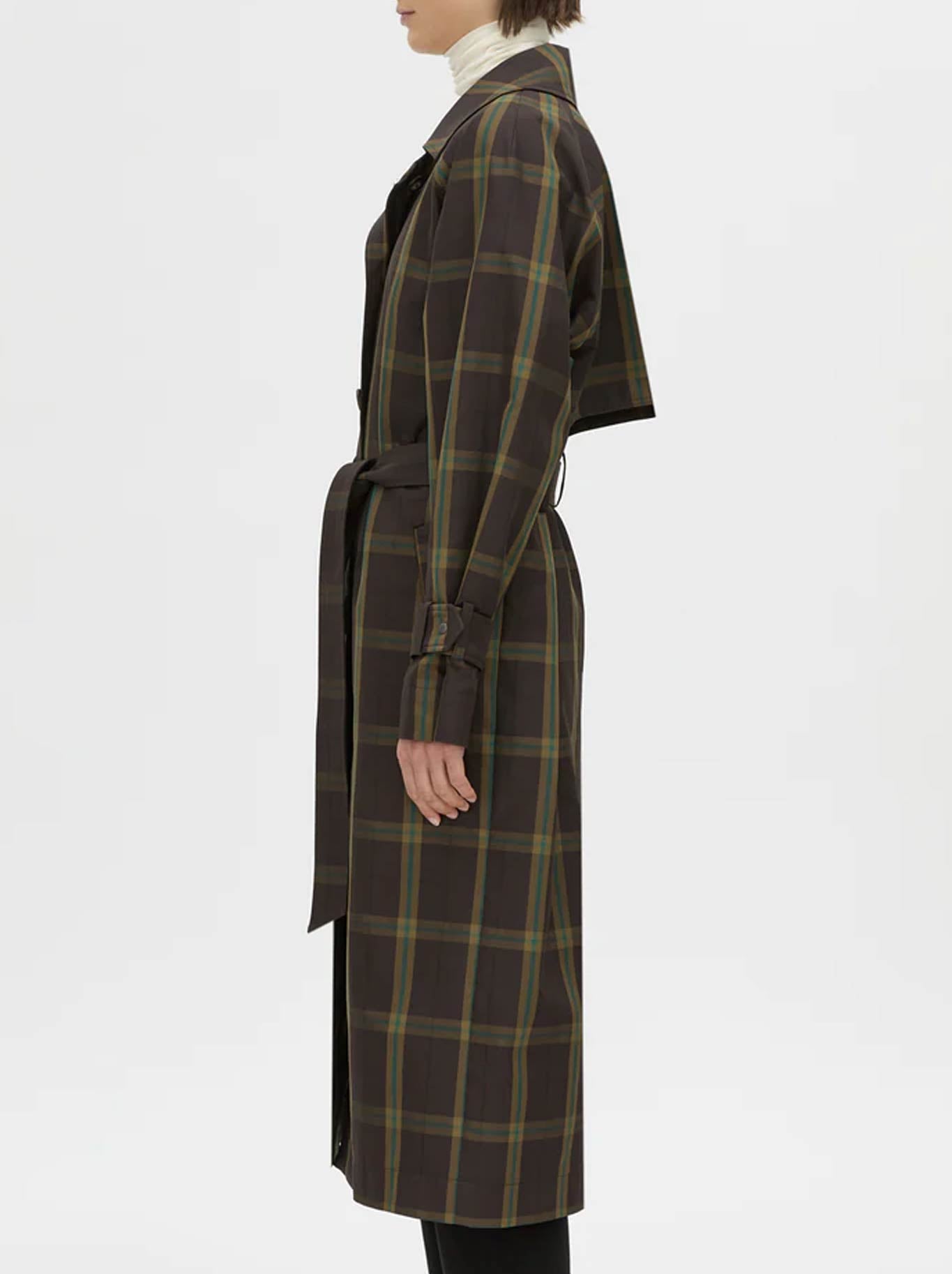 CAMILLA AND MARC WINTON CHECK TRENCH COAT