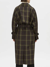 CAMILLA AND MARC WINTON CHECK TRENCH COAT