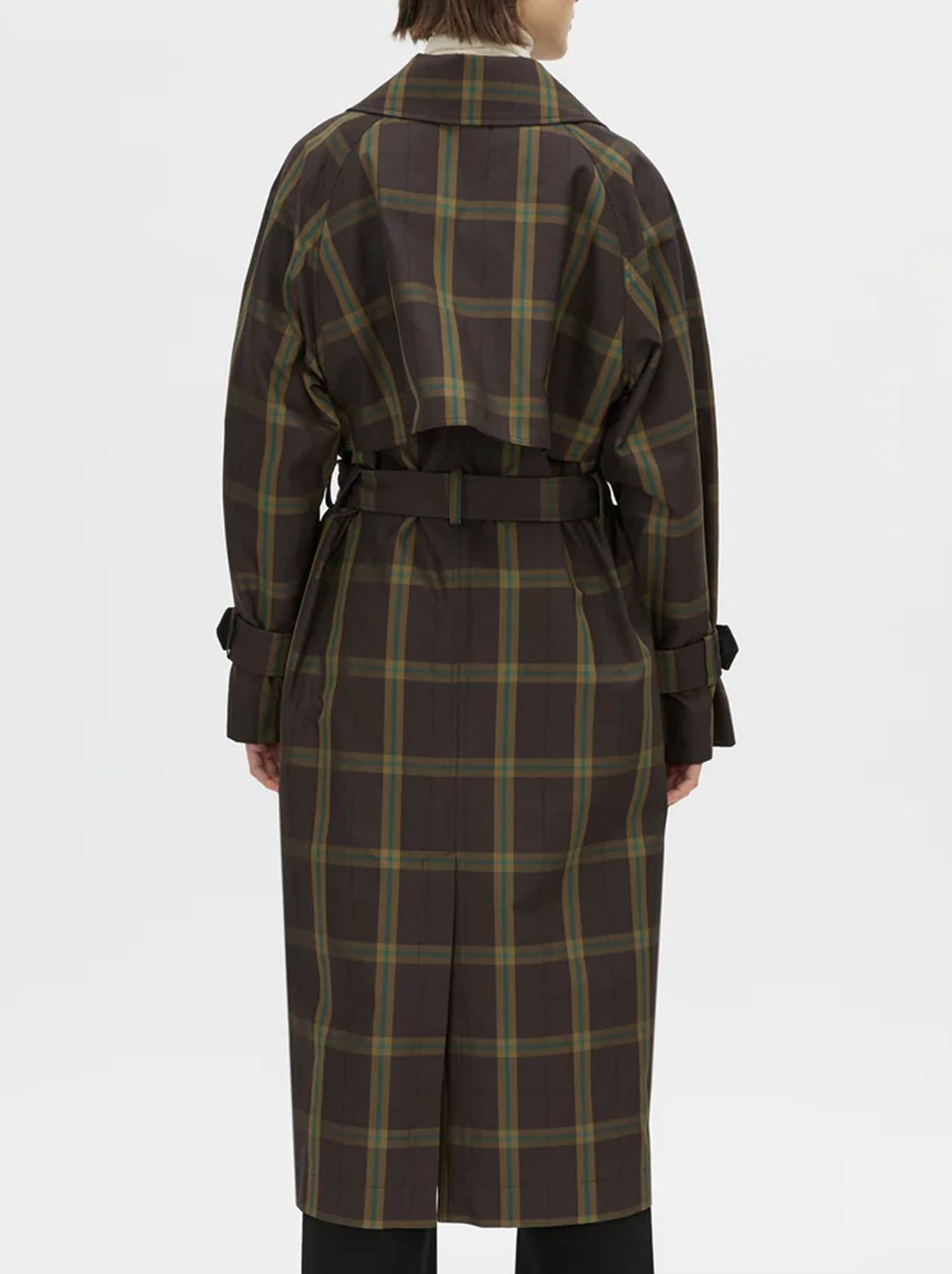 CAMILLA AND MARC WINTON CHECK TRENCH COAT