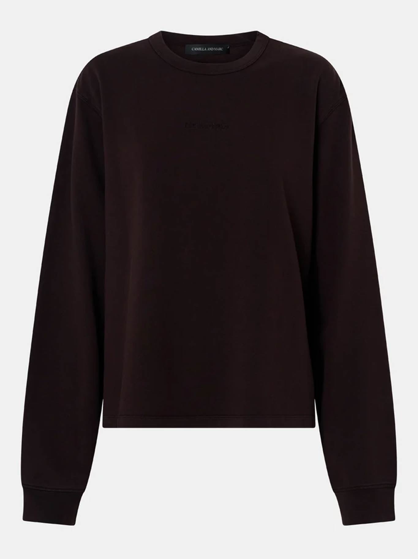 CAMILLA AND MARC THOME EMB RELAXED TRACK TOP
