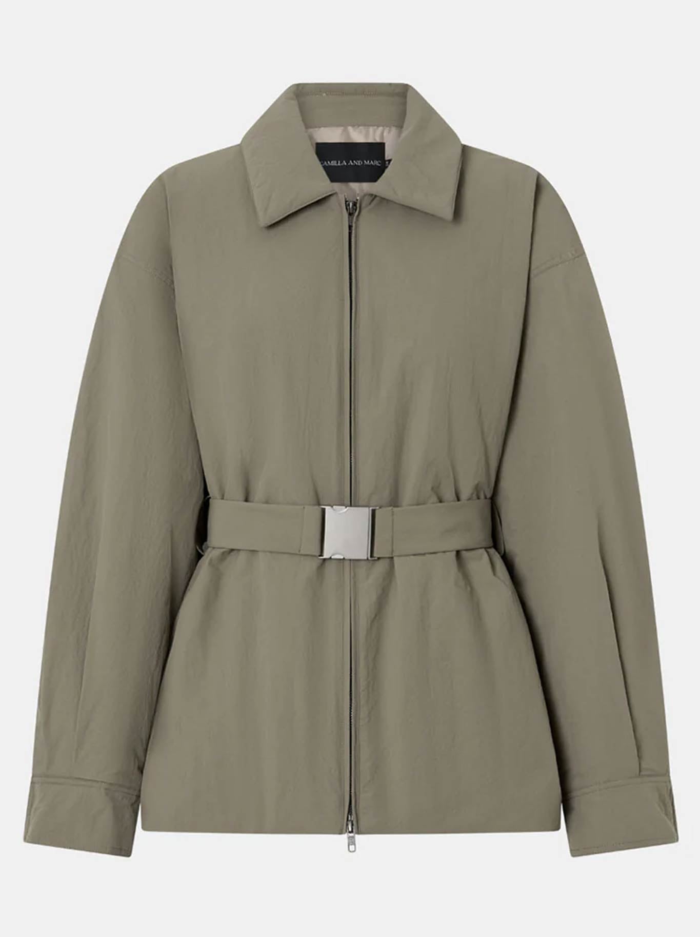 CAMILLA AND MARC MANON PADDED BELTED JACKET