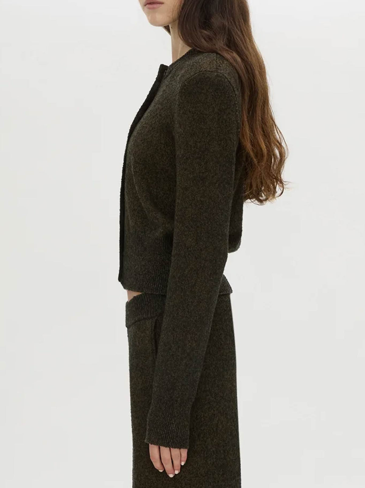 CAMILLA AND MARC SOLEO TEXTURED KNIT CARDIGAN