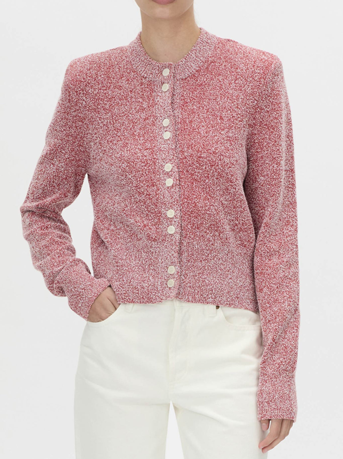 CAMILLA AND MARC SOLEO TEXTURED KNIT CARDIGAN