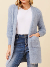 CAROLINE K MORGAN EYELASH CARDI